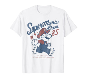 Nintendo Super Mario Brothers '85 Vintage Stars T-Shirt 96002