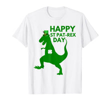 Load image into Gallery viewer, Happy St PatRex Day Shirt for Boys Dinosaur St Patricks Day T-Shirt856966
