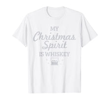 Load image into Gallery viewer, Whiskey Is My Christmas Spirit Funny Whisky Lover Gift T-Shirt-2159634
