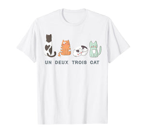 Cute Un Deux Trois Cat Kitty Gifts for Women, Gifts TShirt998779