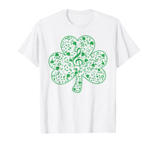 Load image into Gallery viewer, Shamrock Music Teacher Happy St Patrick&#39;s Day Irish Gifts TShirt491693
