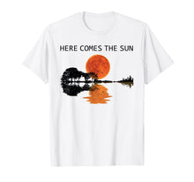Load image into Gallery viewer, Here Comes The Sun Guitar Shadow Sunset T-Shirt 160083

