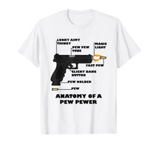 Load image into Gallery viewer, Anatomy of a Pew Pewer Ammo and Gun Amendment Meme Lovers T-Shirt-119520
