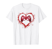 Load image into Gallery viewer, Gamer Heart Valentines Day Video Games Boys Kids Teens Gift T-Shirt-2406771
