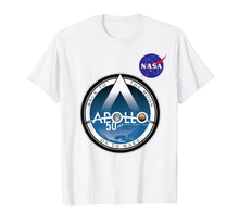 Load image into Gallery viewer, Apollo 50 Nasa Shirt - 50th Anniversary Blueprint Vintage  T-Shirt 88583
