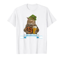 Load image into Gallery viewer, Oktoberfest 2019 Flag TShirt - Cat German Beer Shirt 56113

