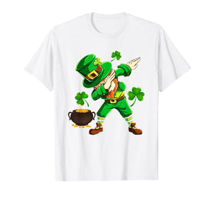 Funny Dabbing Leprechaun Saint Patrick's Day Shamrock Gifts TShirt291473