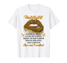 Load image into Gallery viewer, Women Gifts Hairstylist Hated By Many Leopard Lips T-Shirt-1567756
