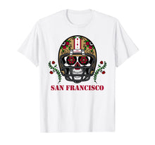 Load image into Gallery viewer, San Francisco Football Helmet Sugar Skull Day Of The Dead T-Shirt-138288
