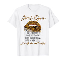 Load image into Gallery viewer, Sexy Biting Leopard Lips Gifts March Queen Loved By Plenty TShirt1011816
