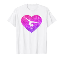 Load image into Gallery viewer, Cute Gymnastics Heart Gift For Girls Teens And Women T-Shirt-3198880
