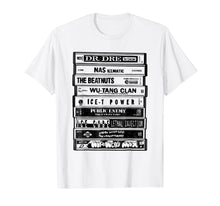 Load image into Gallery viewer, Hip Hop Artists Cassettes T-Shirt - Old School Rap Tee-462932
