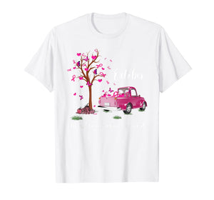 Pink Truck Pumpkin October Breast Cancer Awareness Month T-Shirt