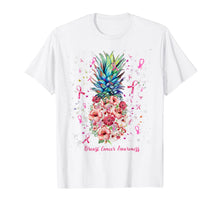 Load image into Gallery viewer, Pineapple BREAST CANCER AWARENESS Yellow Ribbon T-Shirt
