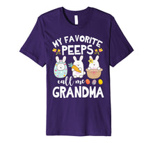 Load image into Gallery viewer, Funny shirts V-neck Tank top Hoodie sweatshirt usa uk au ca gifts for My Favorite Peeps Call Me Grandma Bunny Happy Easter Shirt 2941726
