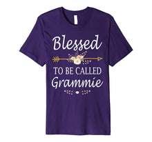 Load image into Gallery viewer, Funny shirts V-neck Tank top Hoodie sweatshirt usa uk au ca gifts for Blessed To Be Called Grammie Mothers Day Gifts Premium T-Shirt 1147664

