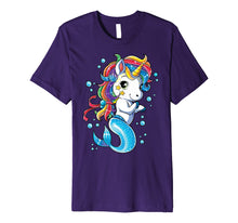 Load image into Gallery viewer, Funny shirts V-neck Tank top Hoodie sweatshirt usa uk au ca gifts for Unicorn Mermaid Mermicorn T Shirt Girls Kids Rainbow Gifts 1709953
