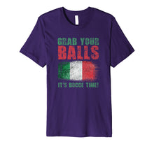 Load image into Gallery viewer, Funny shirts V-neck Tank top Hoodie sweatshirt usa uk au ca gifts for Grab Your Balls It&#39;s Bocce Time Lawn Bowling Premium T-Shirt 2906033
