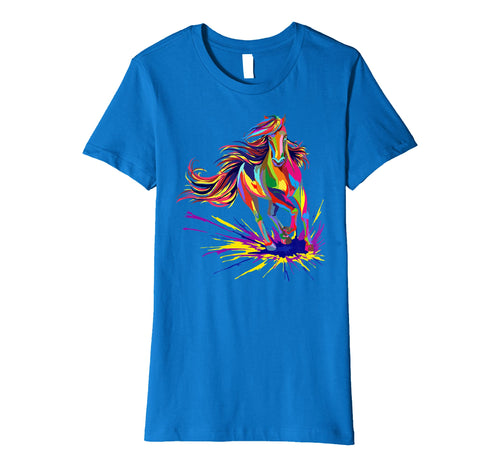 Funny shirts V-neck Tank top Hoodie sweatshirt usa uk au ca gifts for Horse Watercolor T shirt Girls Women Riding Gifts Horses Tee 1277956