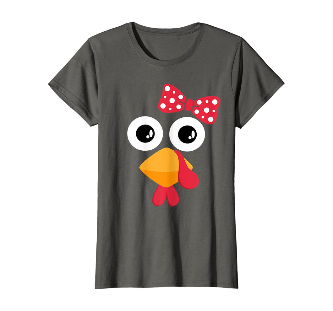 Turkey Face Trot Shirt Cute Thanksgiving Running Gift
