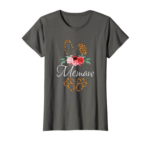 Leopard Bunny Memaw Easter Mothers Day Gifts TShirt352327