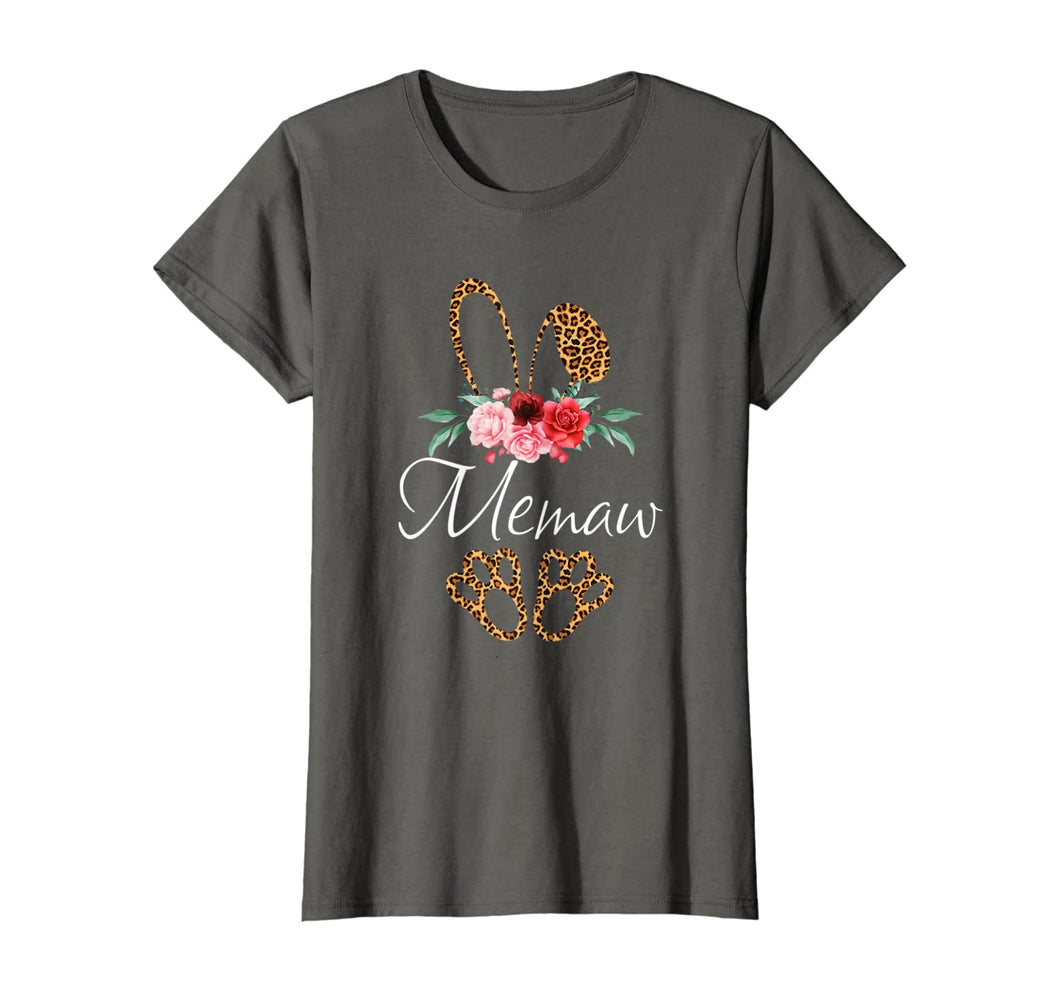 Leopard Bunny Memaw Easter Mothers Day Gifts TShirt352327