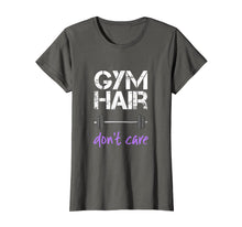 Load image into Gallery viewer, Funny shirts V-neck Tank top Hoodie sweatshirt usa uk au ca gifts for Workout T-Shirt Saying Gym Hair Don&#39;t Care Women Fitness 710075
