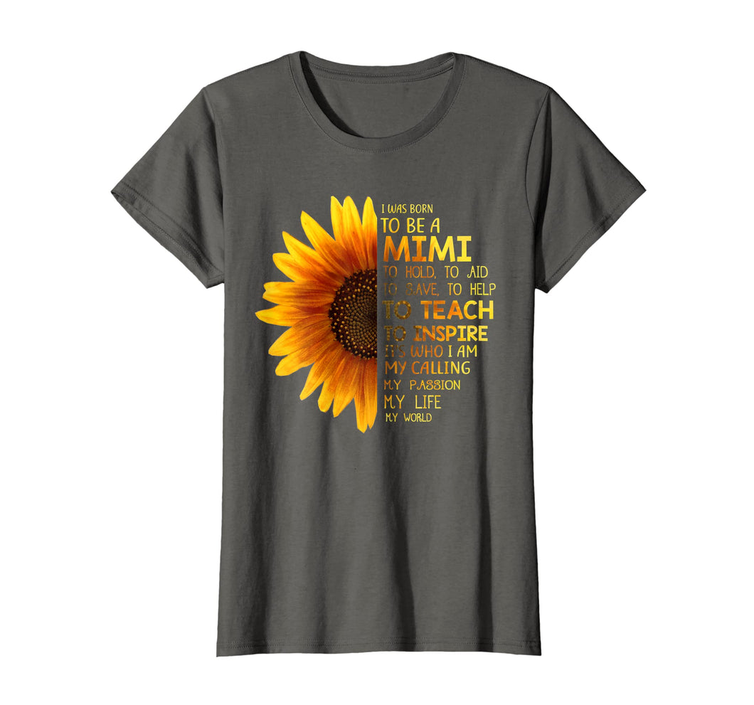 I Was Born To Be A Mimi Family T Shirt Mother's Day Gifts