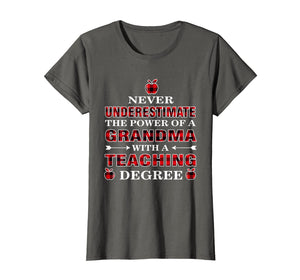 Funny shirts V-neck Tank top Hoodie sweatshirt usa uk au ca gifts for Never Underestimate The Power Of A Grandma With A Teaching 1403015