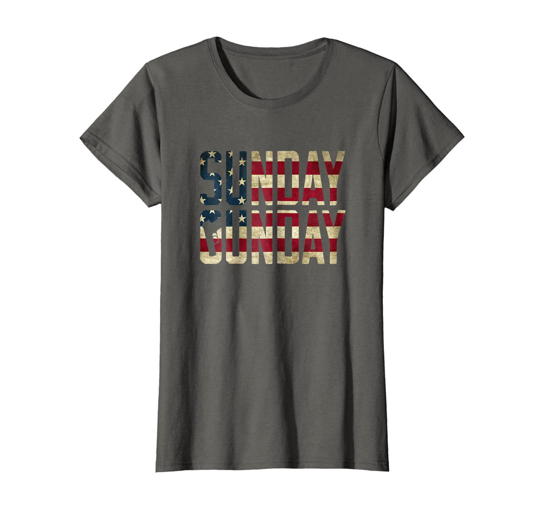 Funny shirts V-neck Tank top Hoodie sweatshirt usa uk au ca gifts for American Flag Sunday Gunday Gun Pistol Firearms T-Shirt 716879