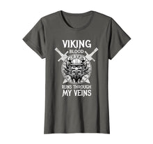 Load image into Gallery viewer, Funny shirts V-neck Tank top Hoodie sweatshirt usa uk au ca gifts for Viking blood runs through my veins Viking tshirt. 2731246

