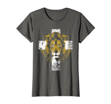 Load image into Gallery viewer, Funny shirts V-neck Tank top Hoodie sweatshirt usa uk au ca gifts for Lion of Judah Cross Christian T-Shirt 319766
