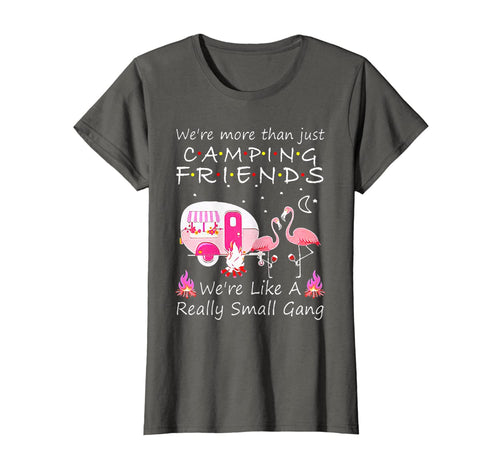 We're More Than Just Camping Friends Pink Flamingo TShirts-235779