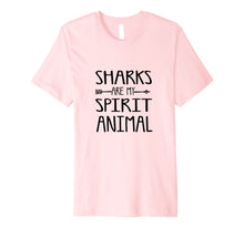 Load image into Gallery viewer, Funny shirts V-neck Tank top Hoodie sweatshirt usa uk au ca gifts for Sharks Are My Spirit Animal Shirt Cute Shark Gifts For Teens 2023454
