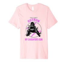 Load image into Gallery viewer, Funny shirts V-neck Tank top Hoodie sweatshirt usa uk au ca gifts for You Can&#39;t Outrun My Daughter&#39;s Gun Softball Catcher T Shirt 492993

