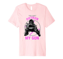 Load image into Gallery viewer, Funny shirts V-neck Tank top Hoodie sweatshirt usa uk au ca gifts for You Can't Outrun My Gun Softball Catcher Tee Shirt 512233
