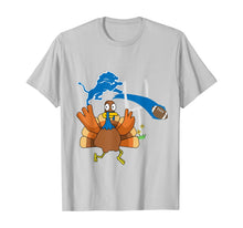 Load image into Gallery viewer, Thanksgiving Turkey Goal Posts Football Detroit-Lion T-Shirt
