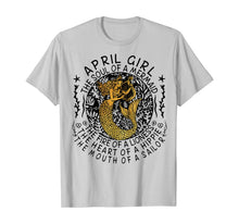 Load image into Gallery viewer, April Girl The Soul Of A Mermaid Tshirt Funny Gifts Women TShirt70437
