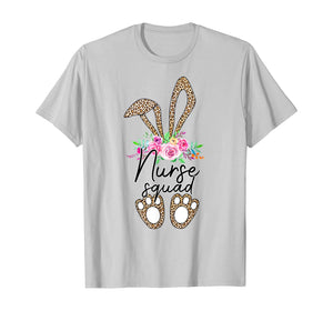 Leopard Print Bunny Nurse Squad Easter 2020 Gifts TShirt410154