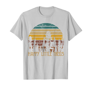 Funny shirts V-neck Tank top Hoodie sweatshirt usa uk au ca gifts for Happy Little Tree Retro Bob Tees Ross Painting For Men Women T-Shirt 1061640