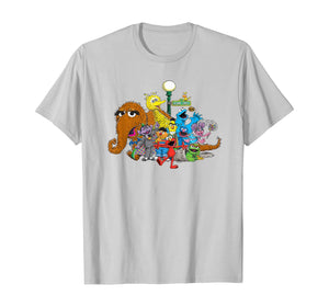 Sesame Street Group Street Light T-Shirt