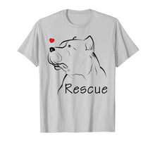 Load image into Gallery viewer, Rescue Pitbull Dog Tshirt Funny Pitbull Lover Gifts
