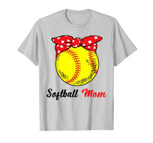 Load image into Gallery viewer, Funny Softball Mom Wears Bandana Gift Shirt Mothers Day
