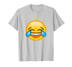 Funny shirts V-neck Tank top Hoodie sweatshirt usa uk au ca gifts for Emoticon Face Tears of Joy Emoji T-shirt 1464020