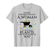 Load image into Gallery viewer, Funny shirts V-neck Tank top Hoodie sweatshirt usa uk au ca gifts for Never Underestimate A Woman Loves Plants May 601494
