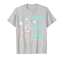 Load image into Gallery viewer, Funny shirts V-neck Tank top Hoodie sweatshirt usa uk au ca gifts for Let Your Light Shine Jar Flowers Butterfly T-Shirt 1078218
