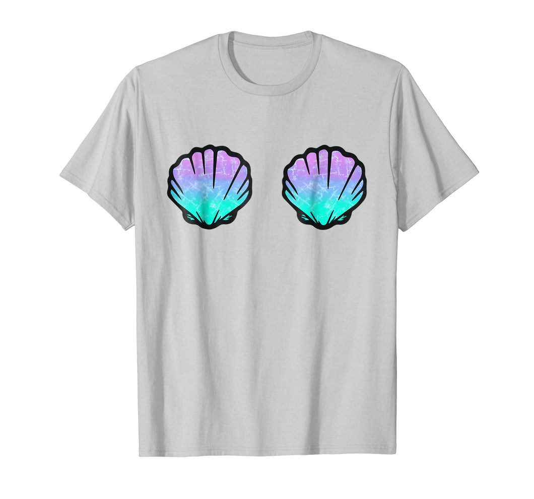 Funny shirts V-neck Tank top Hoodie sweatshirt usa uk au ca gifts for Mermaid Shell Shirt Women Top- Sea Shell Bra Tee Birthday 1964733