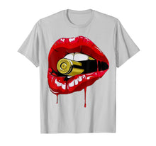 Load image into Gallery viewer, Funny shirts V-neck Tank top Hoodie sweatshirt usa uk au ca gifts for Tee Red Lips Teeth Gold Bullet Yell Vintage T-Shirt 1463902
