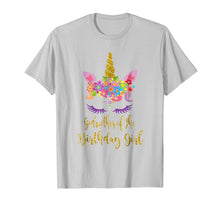 Load image into Gallery viewer, Unicorn Girl Birthday Tshirt, Godmother of The Unicorn Girl
