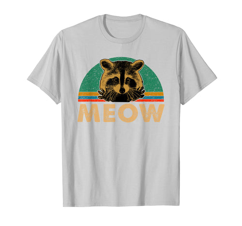 Funny shirts V-neck Tank top Hoodie sweatshirt usa uk au ca gifts for Raccoon Meow T-Shirt Funny Vintage Gifts Shirt For Lovers 4583371